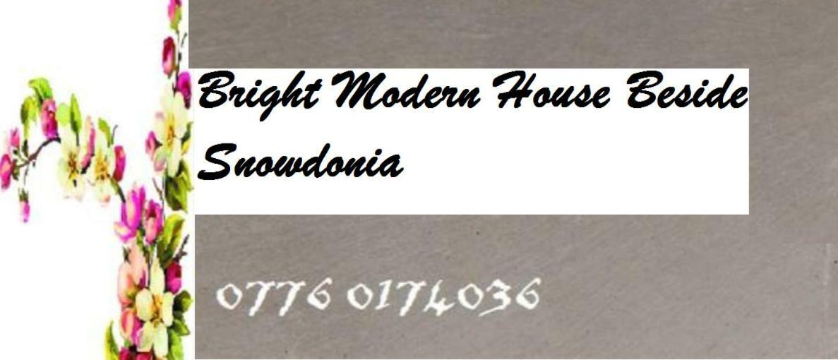 Villa Bright Modern House Beside Snowdonia à Llanfairfechan Extérieur photo